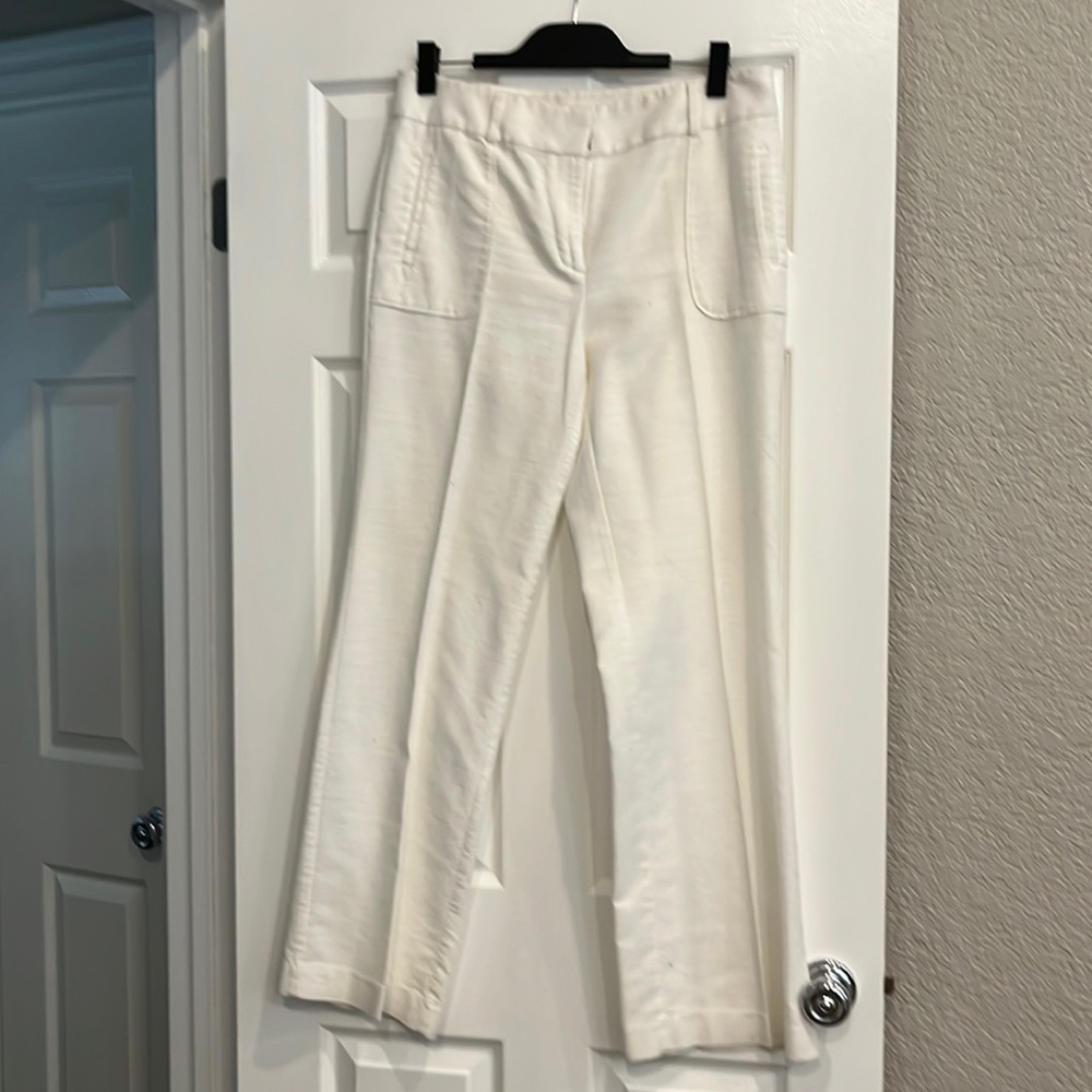 Loft white slacks